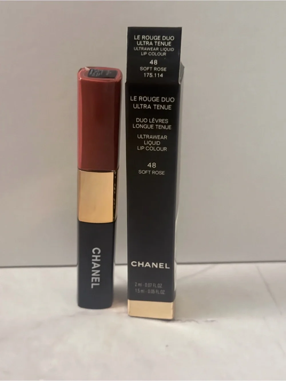 Chanel Le Rouge Duo Ultra Tenue -48 Soft Rose